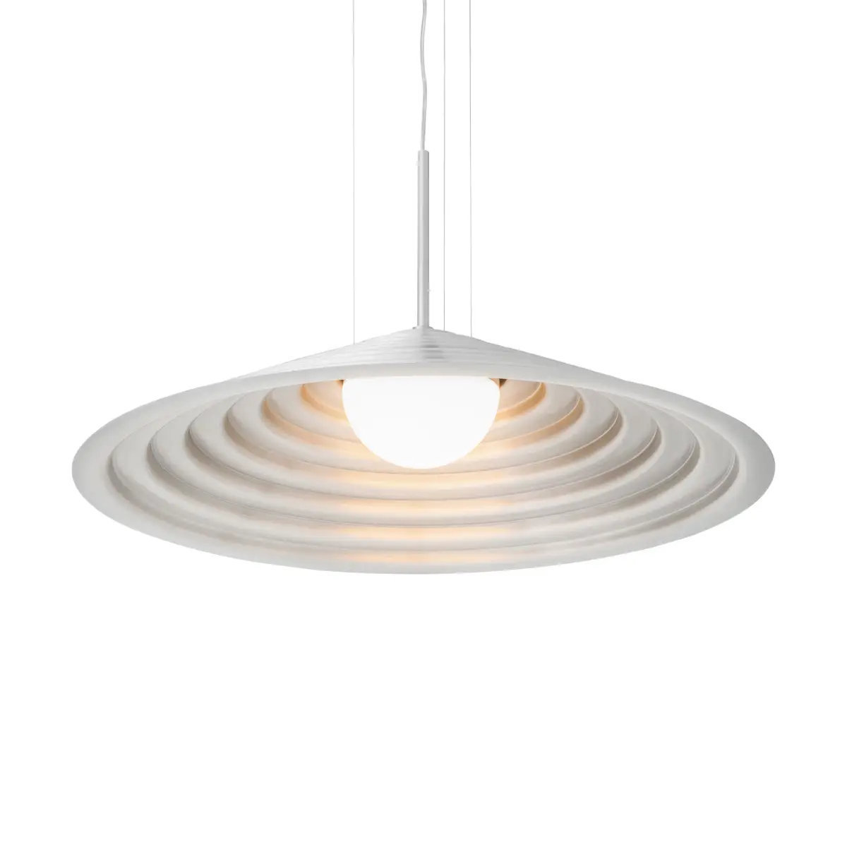 Chancery Ceiling Light Brushed Aluminium Ø75 cm