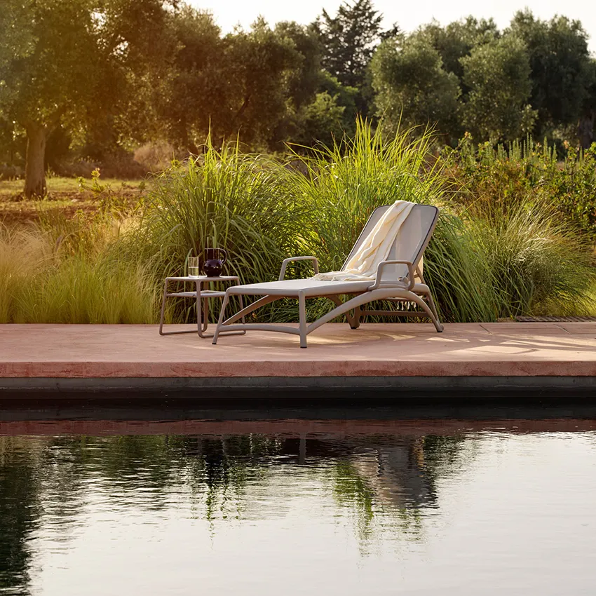 Atlantico sunbed Tortora-Tortora