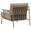 Settle Lounge Chair - Ribbed Weave 5/Taupe