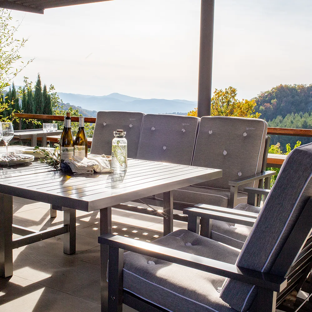 Table 122X124 Cm H72 Grey