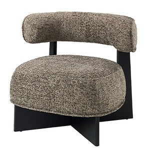 Porto fabric armchair-Vega wood