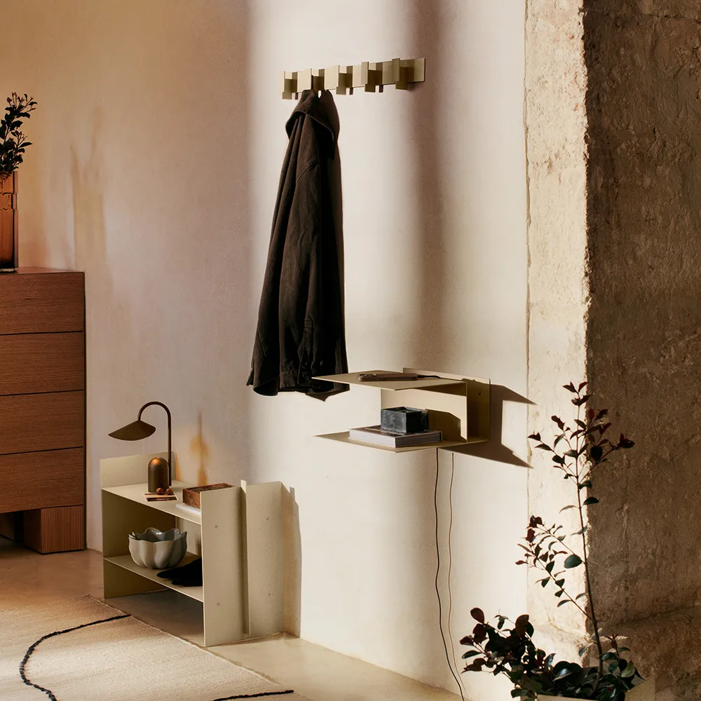 Lager Bedside Table - Cashmere