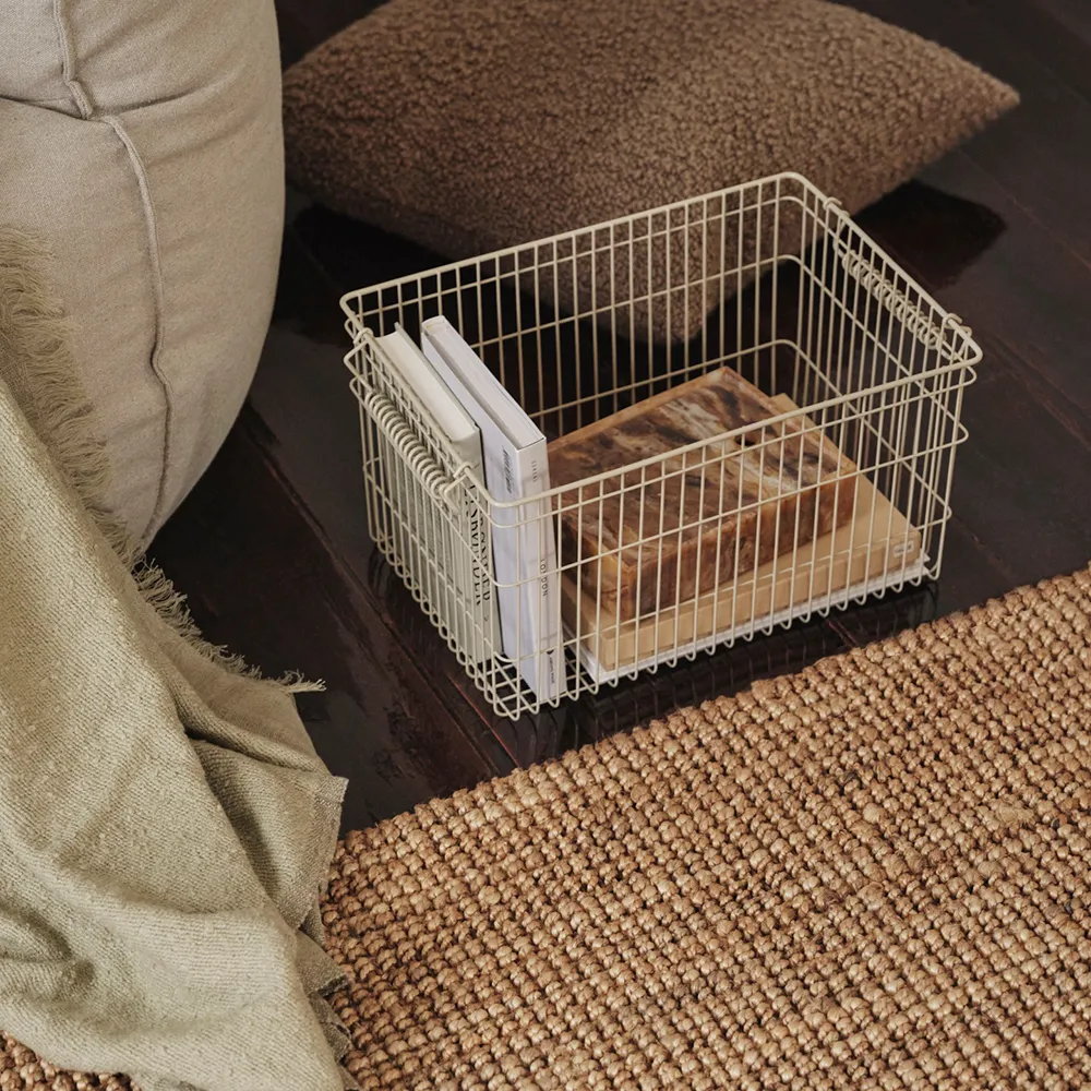 Cala Stackable Baskets - Set of 2 - Cashmere