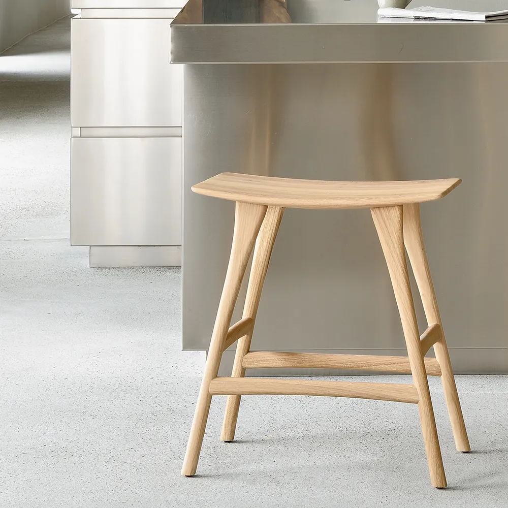 Osso Bar stool Low Oak