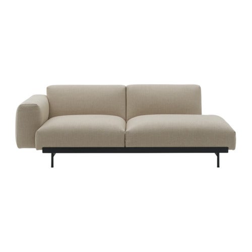 In Situ 2-seat modular sofa Config 3 - Ecriture240/Black