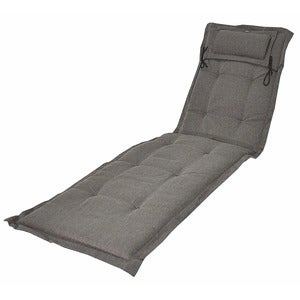 Canyon thin sun lounger cushion structured dralon Taupe