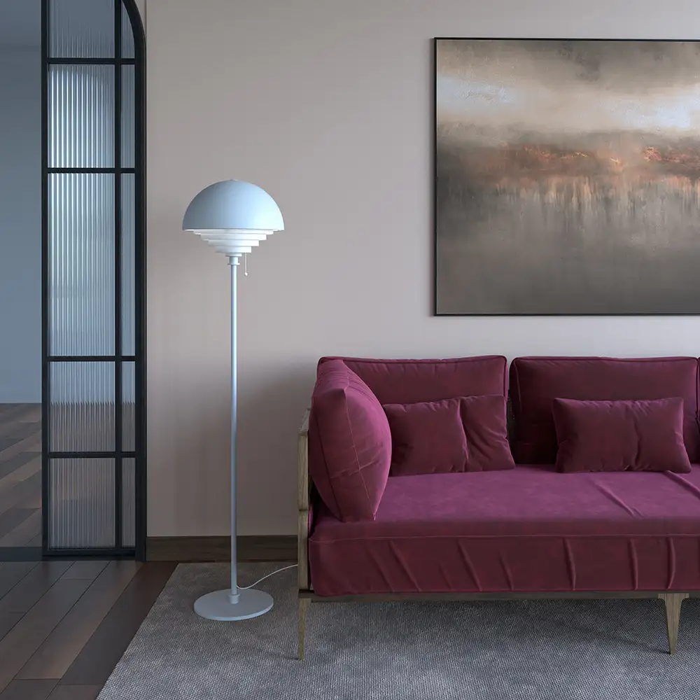 Motown floor lamp black E27