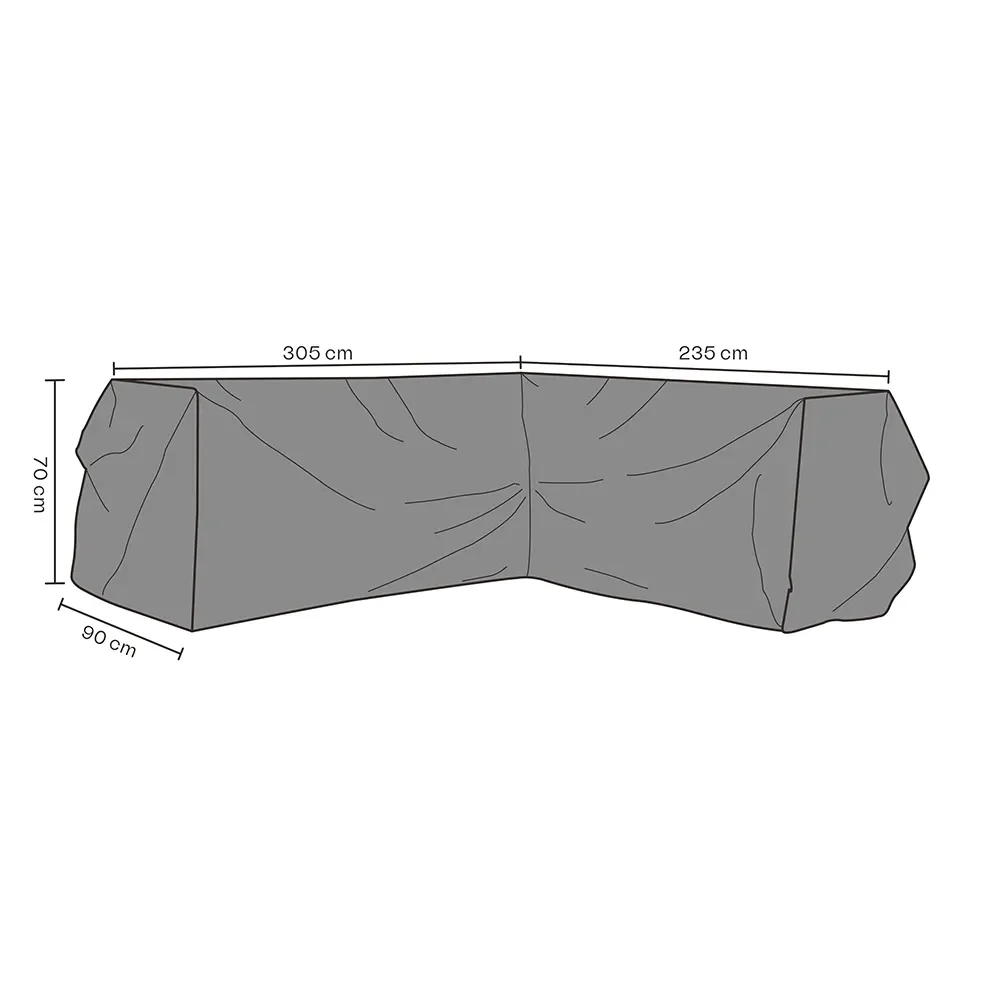 Furniture cover corner sofa 235/305x70 cm Premium