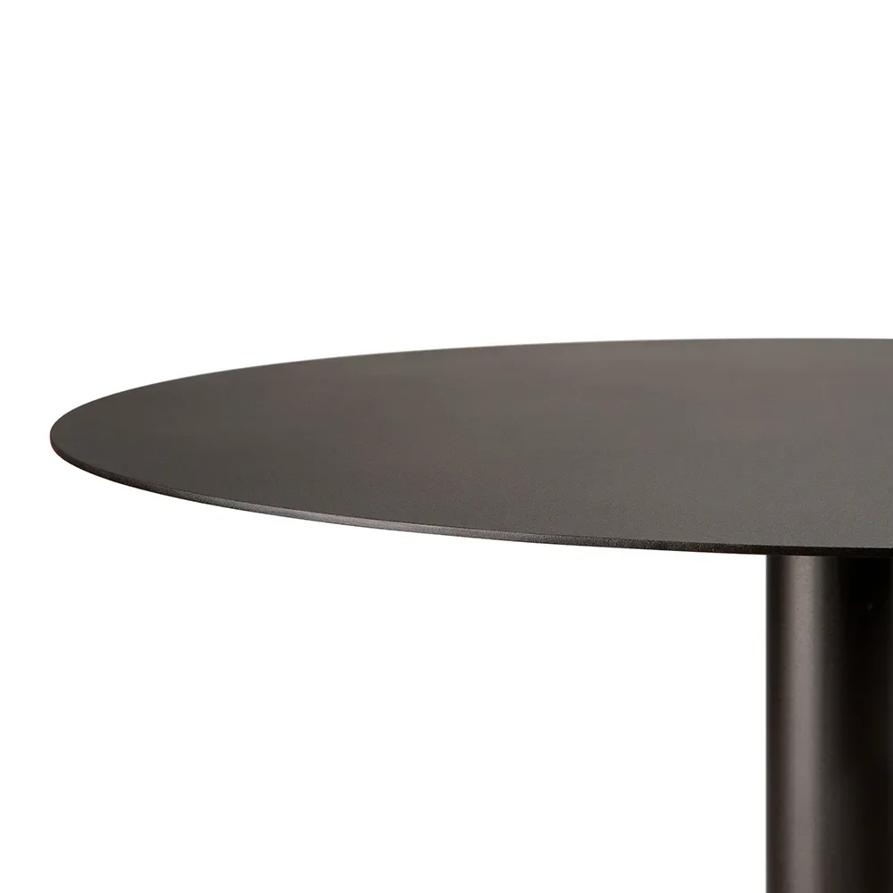 Blend dining table 70 cm dark bronze metal