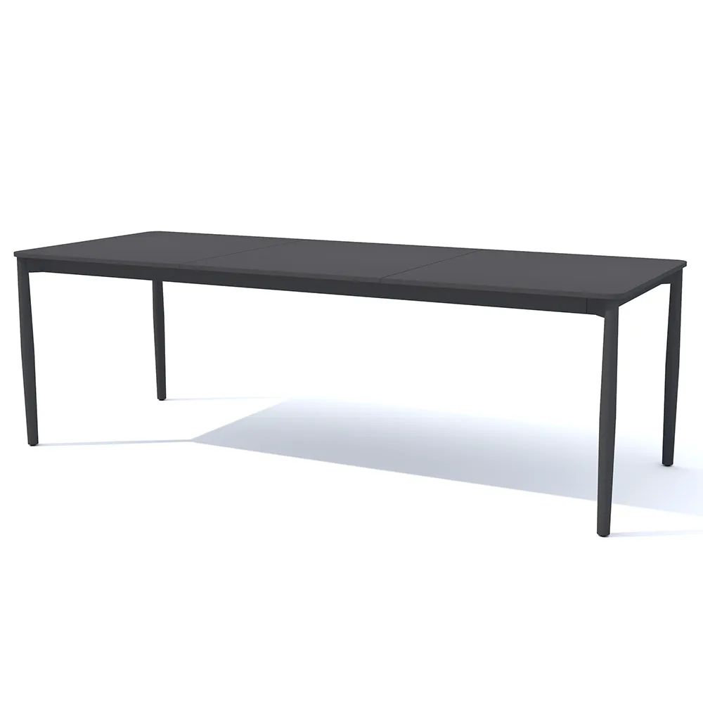 Tira Dining table 235x90 cm Charcoal grey