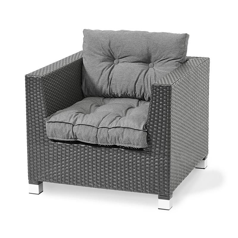 Kålle seat cushion W50-55 D50-55 cm Concrete grey