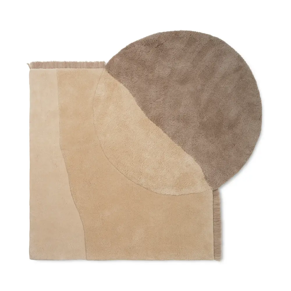 View Tufted Rug 180x180 cm - Beige