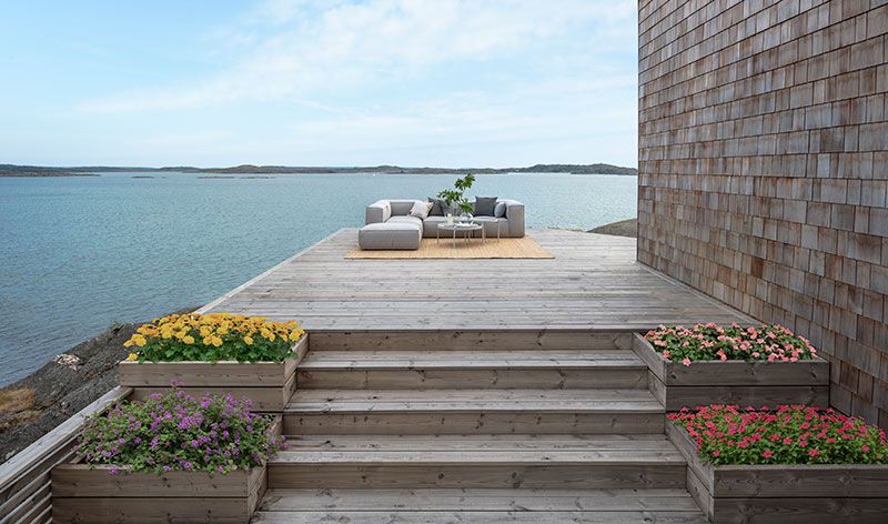 Asker Corner piece Light grey