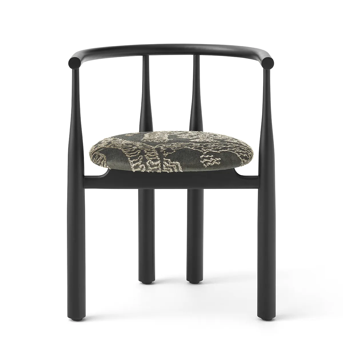 Dining Chair Bukowski Black Dedar Tiger Mountain with armrest