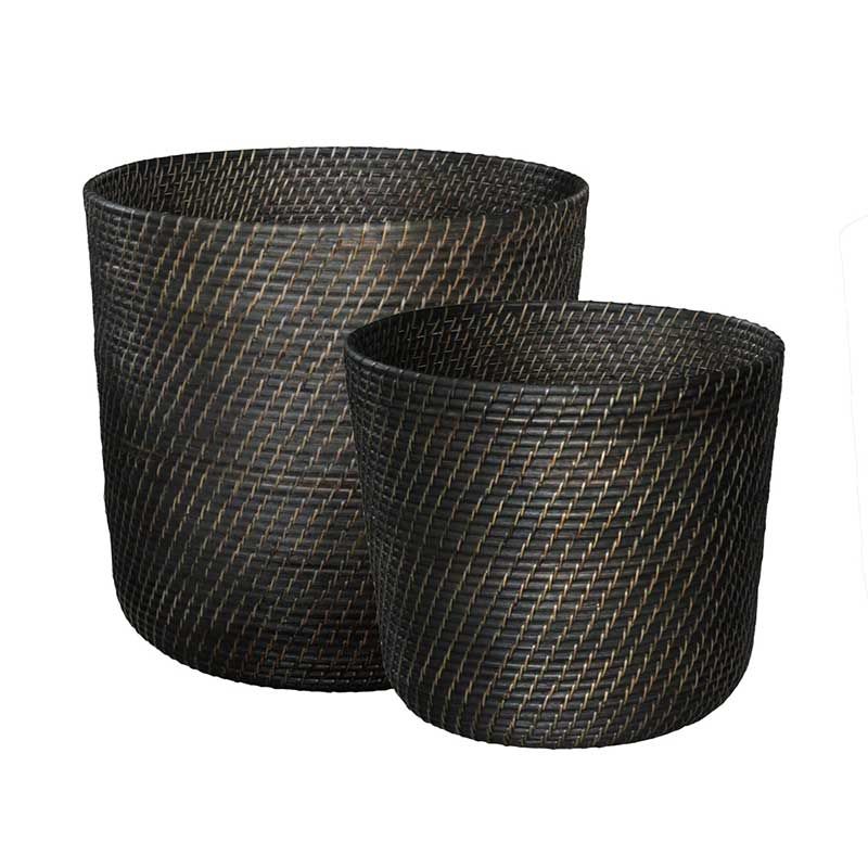 Amazon Round Korg 2-Pack Brown