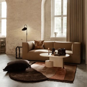 View Tufted Rug 180x180 cm - Red Brown