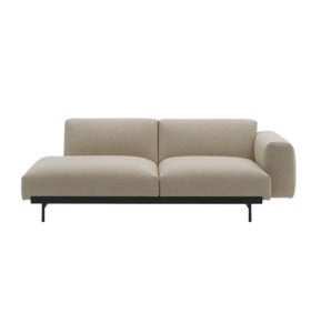 In Situ 2-seat modular sofa Config 2 - Ecriture240/Black