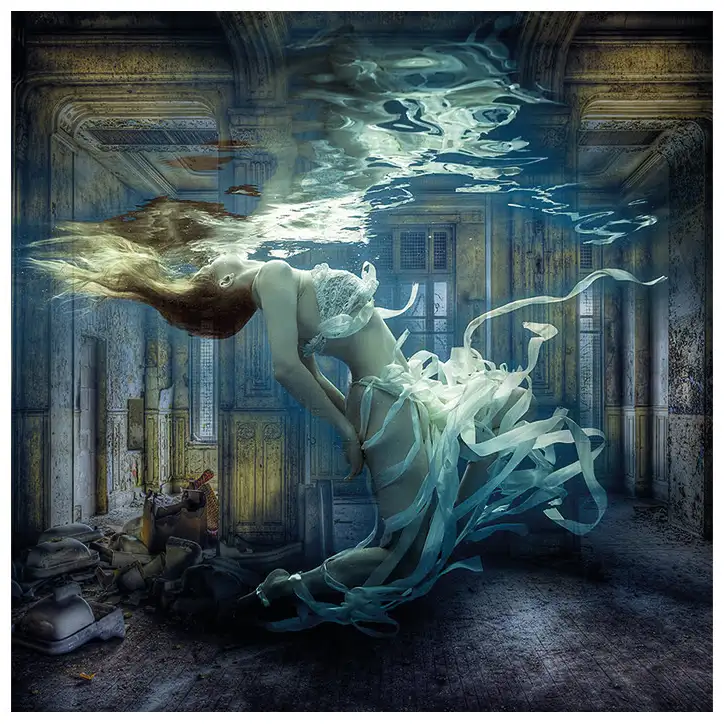 Wall decor Just in time 100x100 cm