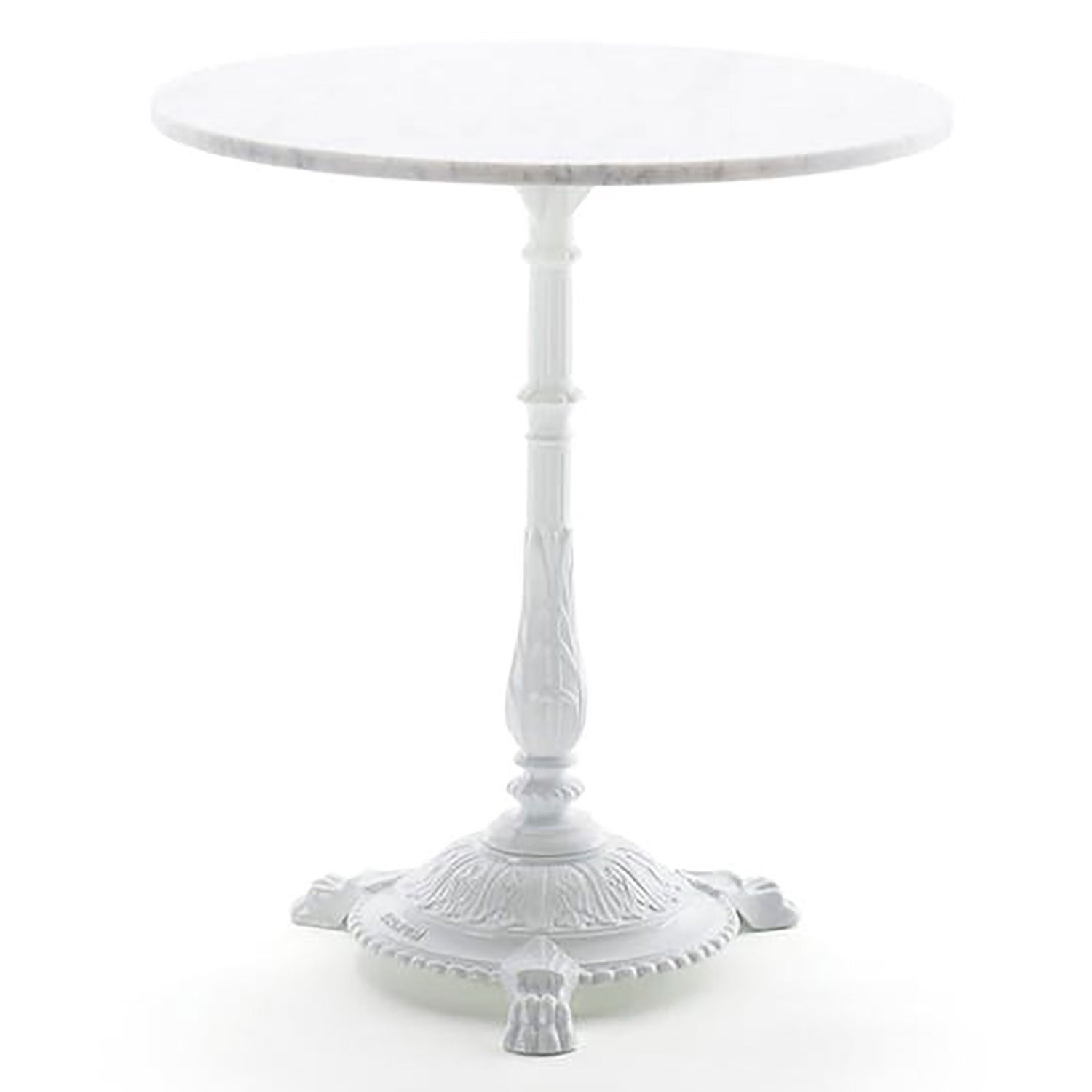 Classic table white 3-tass marble 50 cm