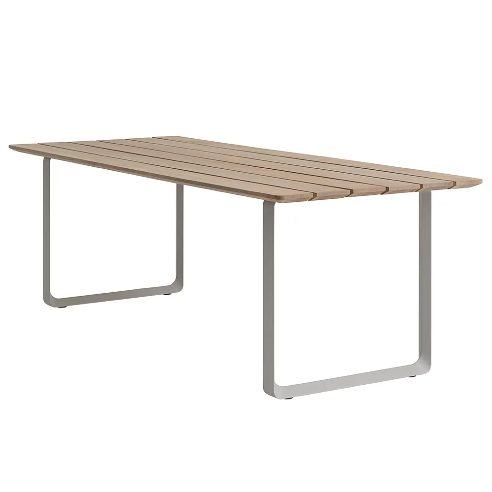 70/70 Dining table 225x90 cm Sapele Mahogany/Grey