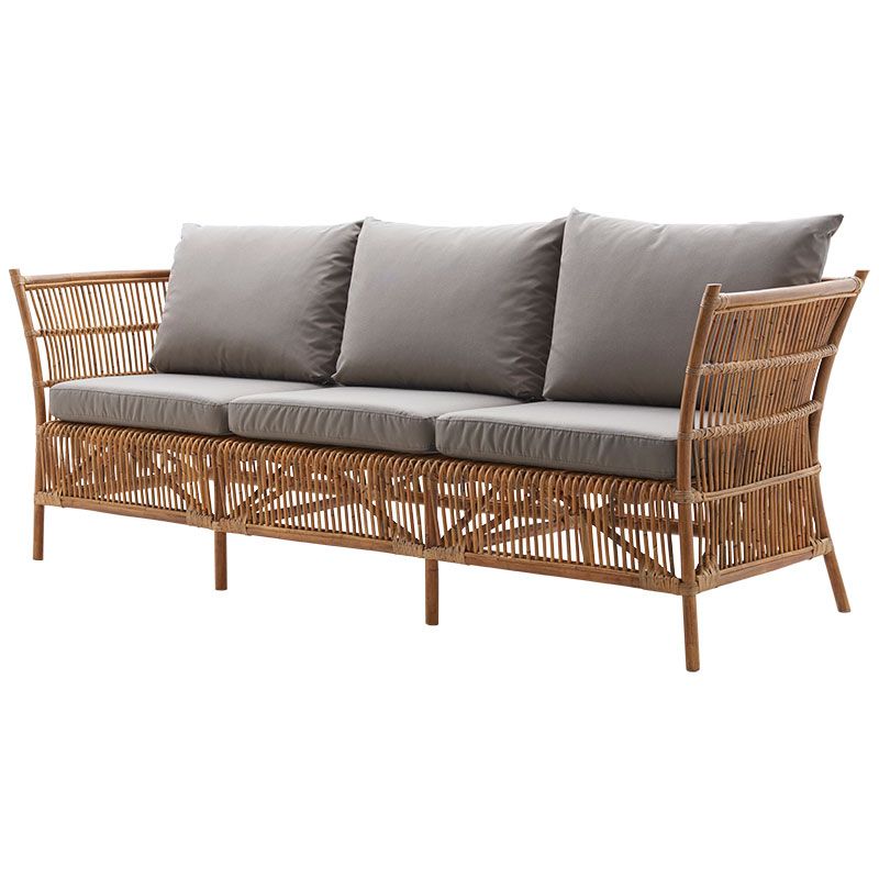 3-seater sofa Donatello Rattan Antique