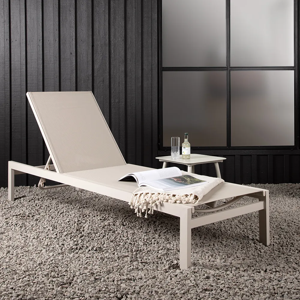 Copacabana Sunbed Beige 2-pack