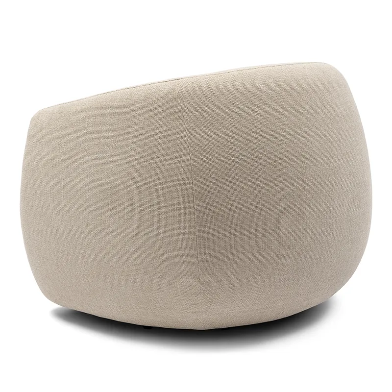 Swivel Chair Leonardo Glossy Flax