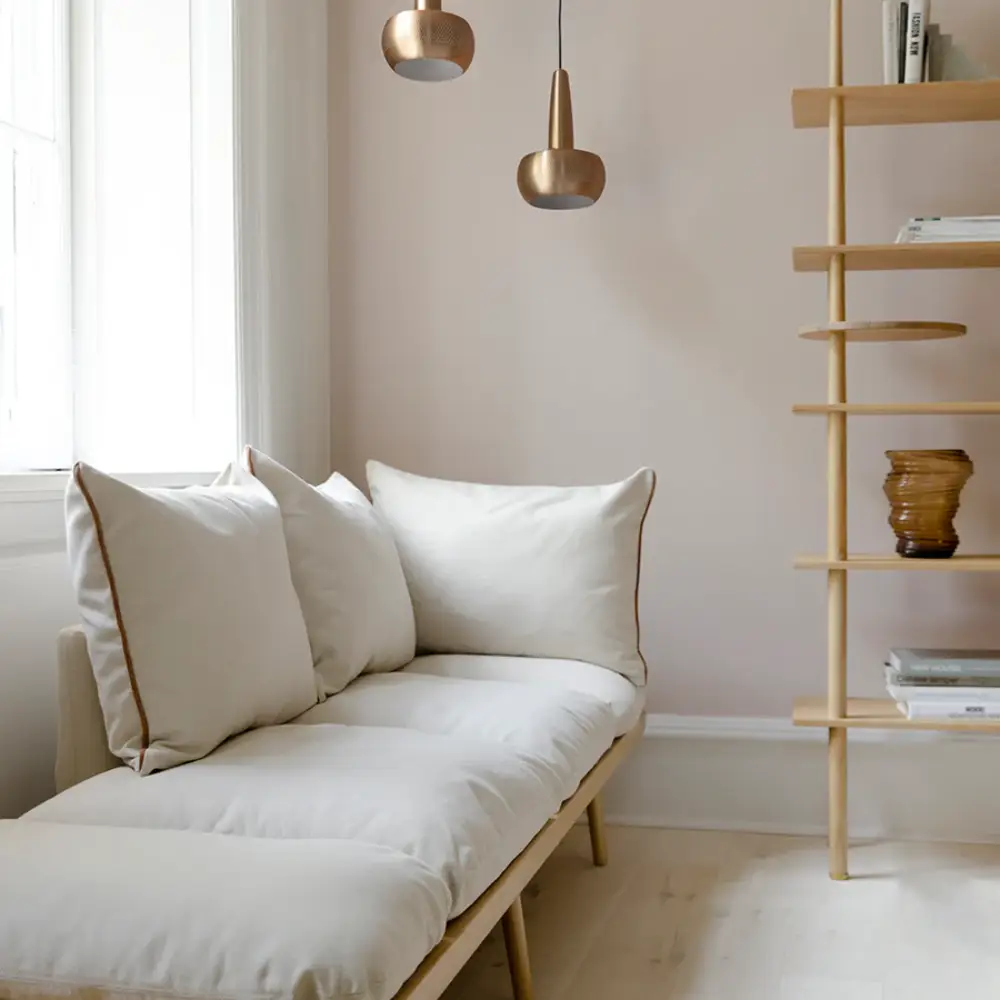 Lounge Around  3-seater sofa Oak/White Sands