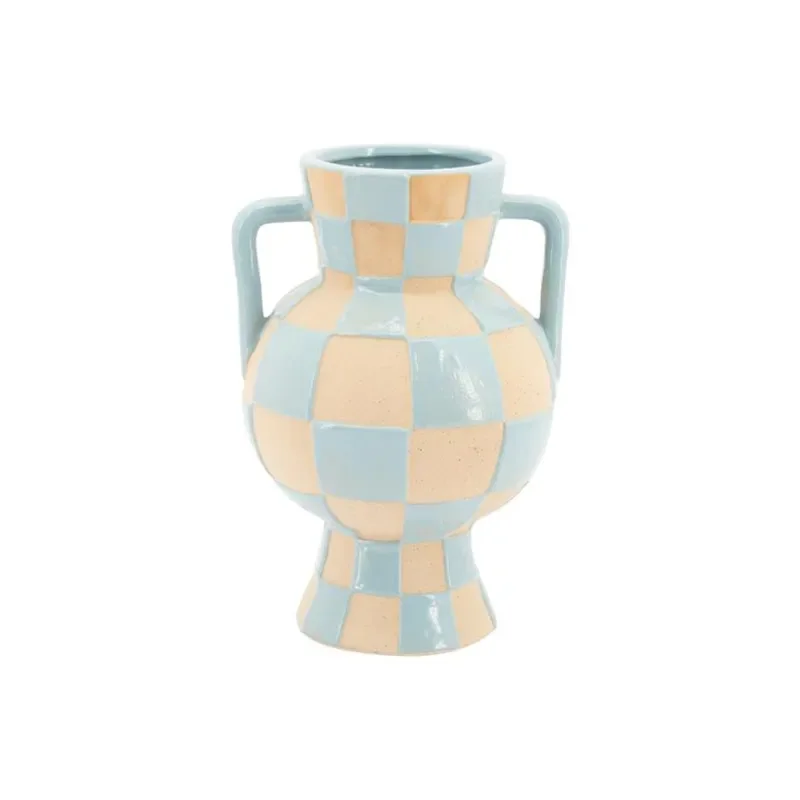 Blocsy 1 vase 19,5x18,5x28 cm blue