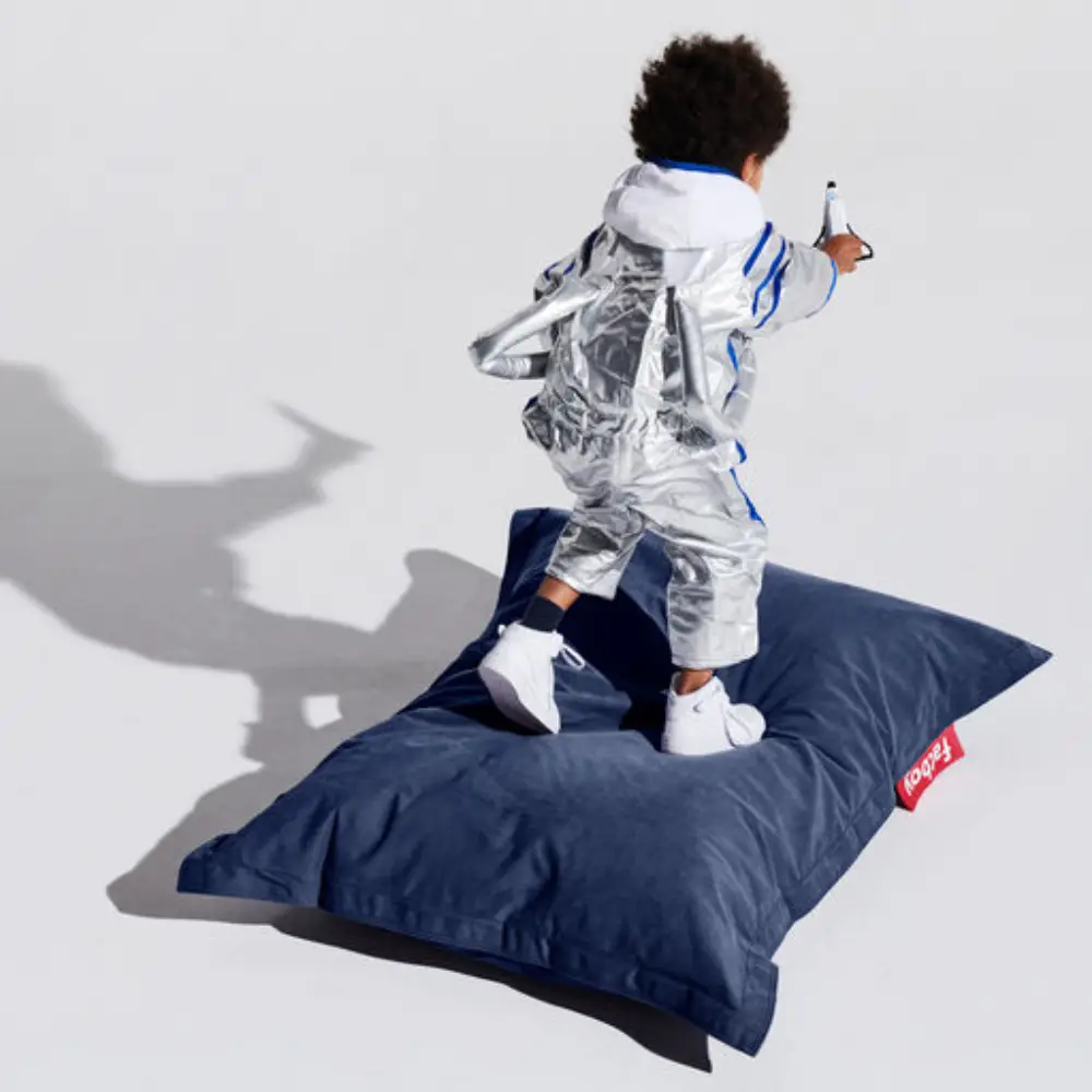 junior canvas recycled crown blue