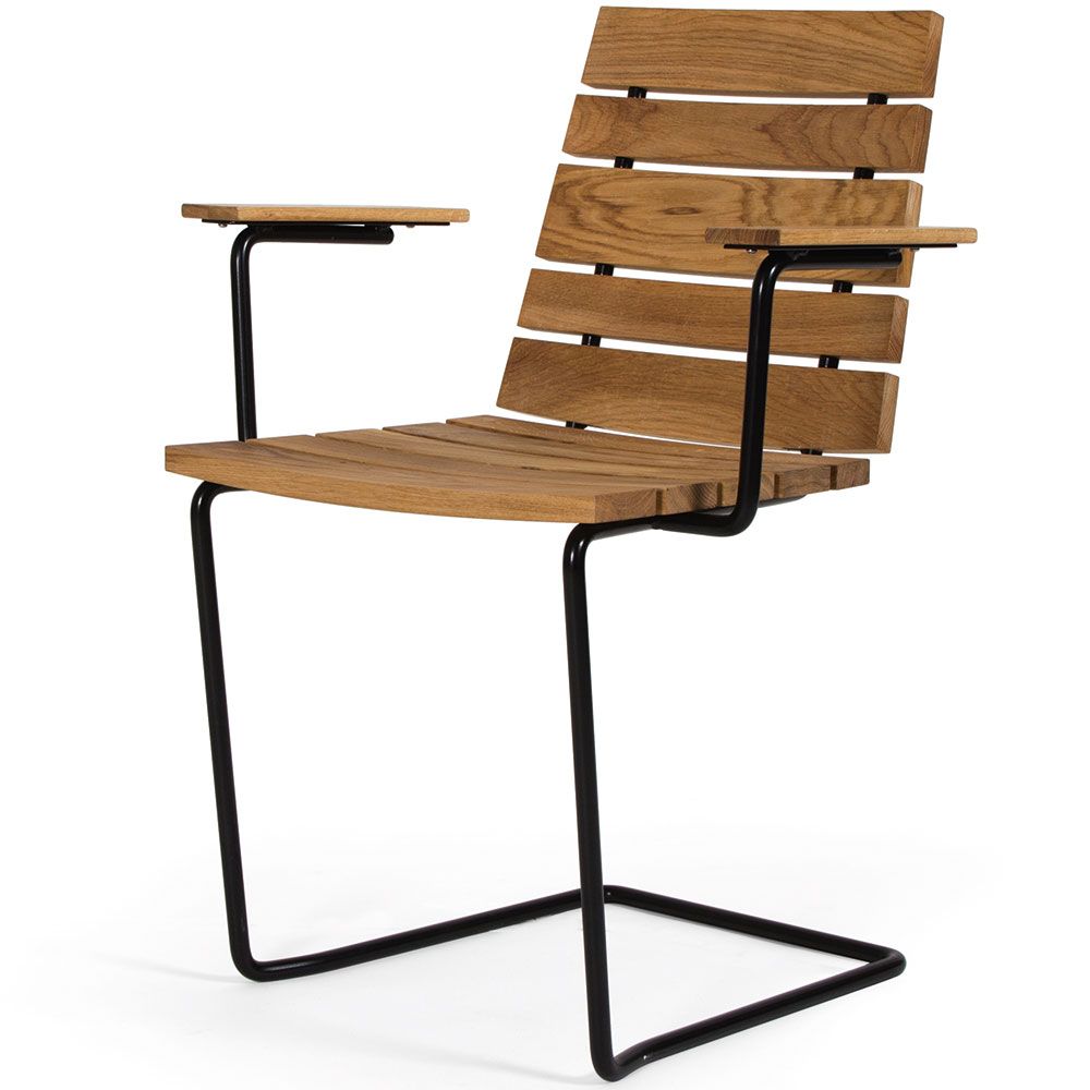 Grinda dining chair Black / Teak