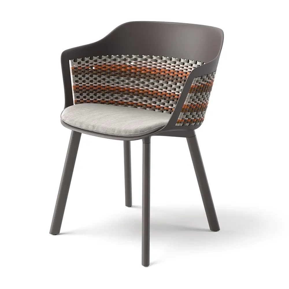 MYMI armchair w/ aluminum legs DE1 black pepper 0317 black pepper 0317