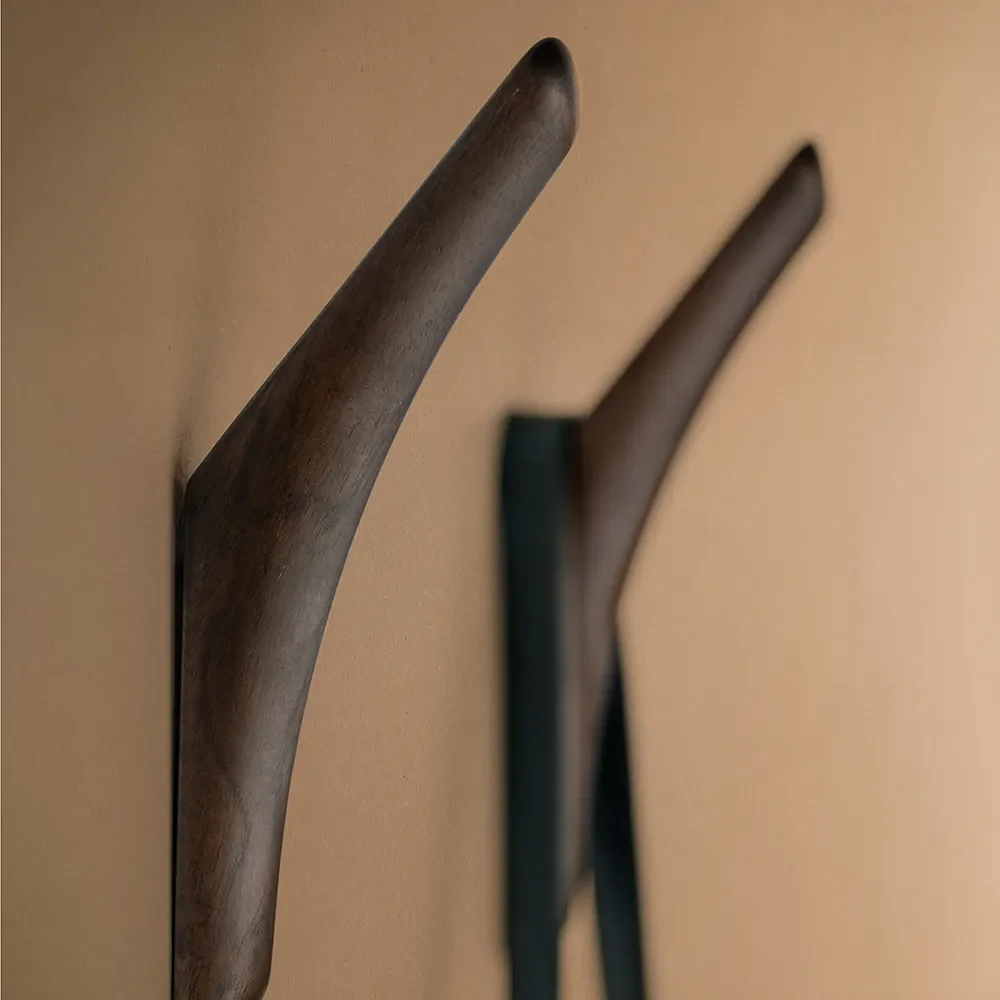  PI hanger wall lacquered dark brown mahogany