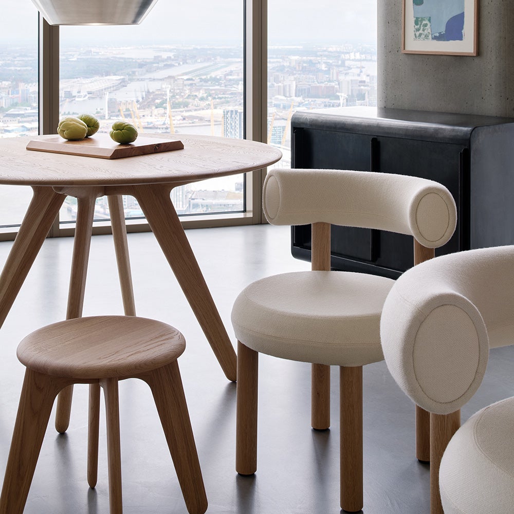  Slab round table 48in natural