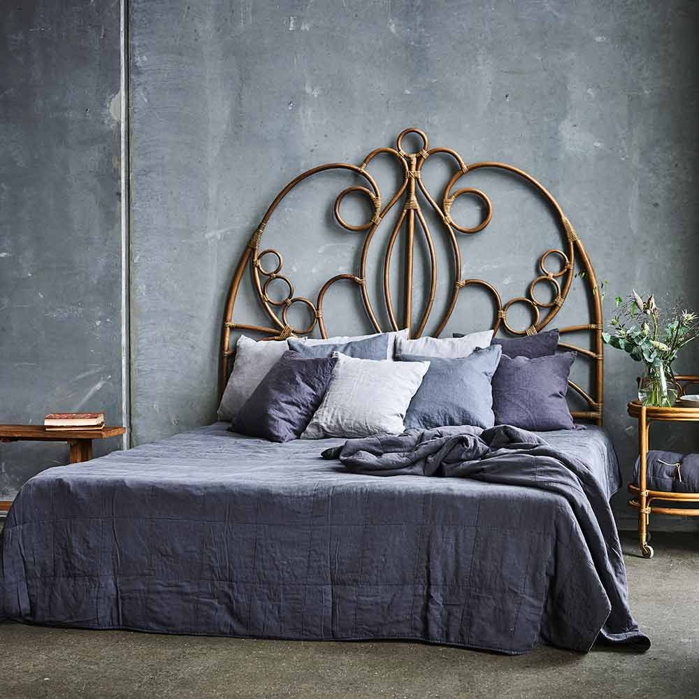 Headboard Natalia 180 Cm Rattan Antique
