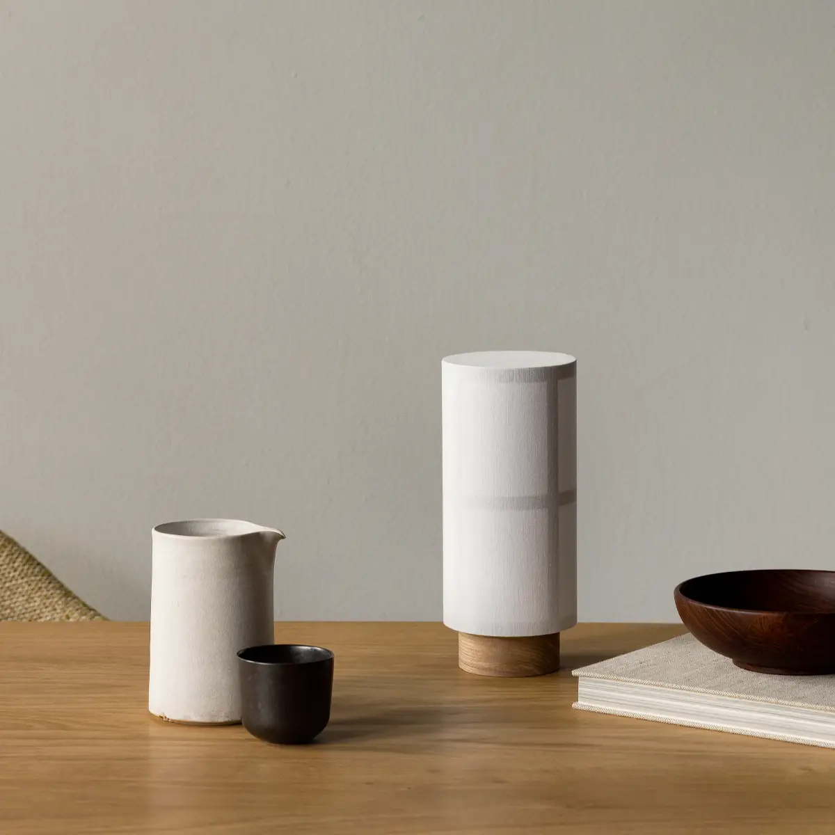 Hashira Portable lamp Linne Raw