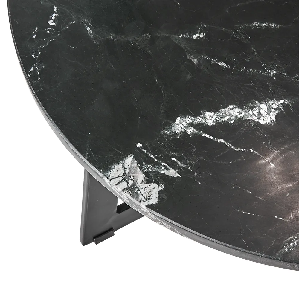  MILAN table black Ø70 cm