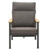 Gordon armchair - Antracit/Soft Dawn
