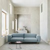 Rest Sofa 2-seater- Metal base/Hearth6/Black