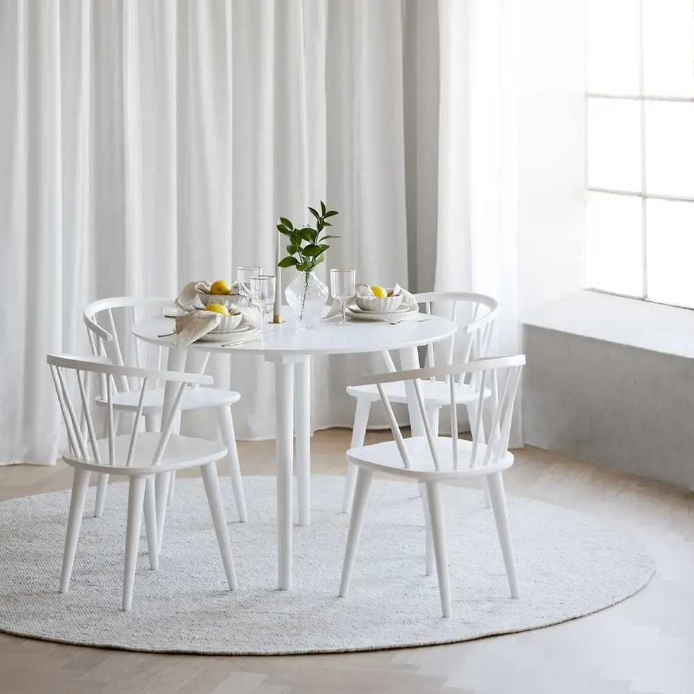 Carmen dining chair white