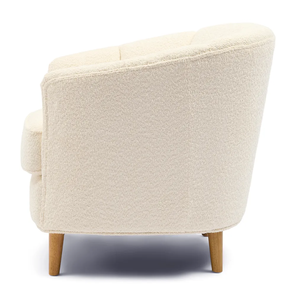 Armchair Rue Royale Ivory White