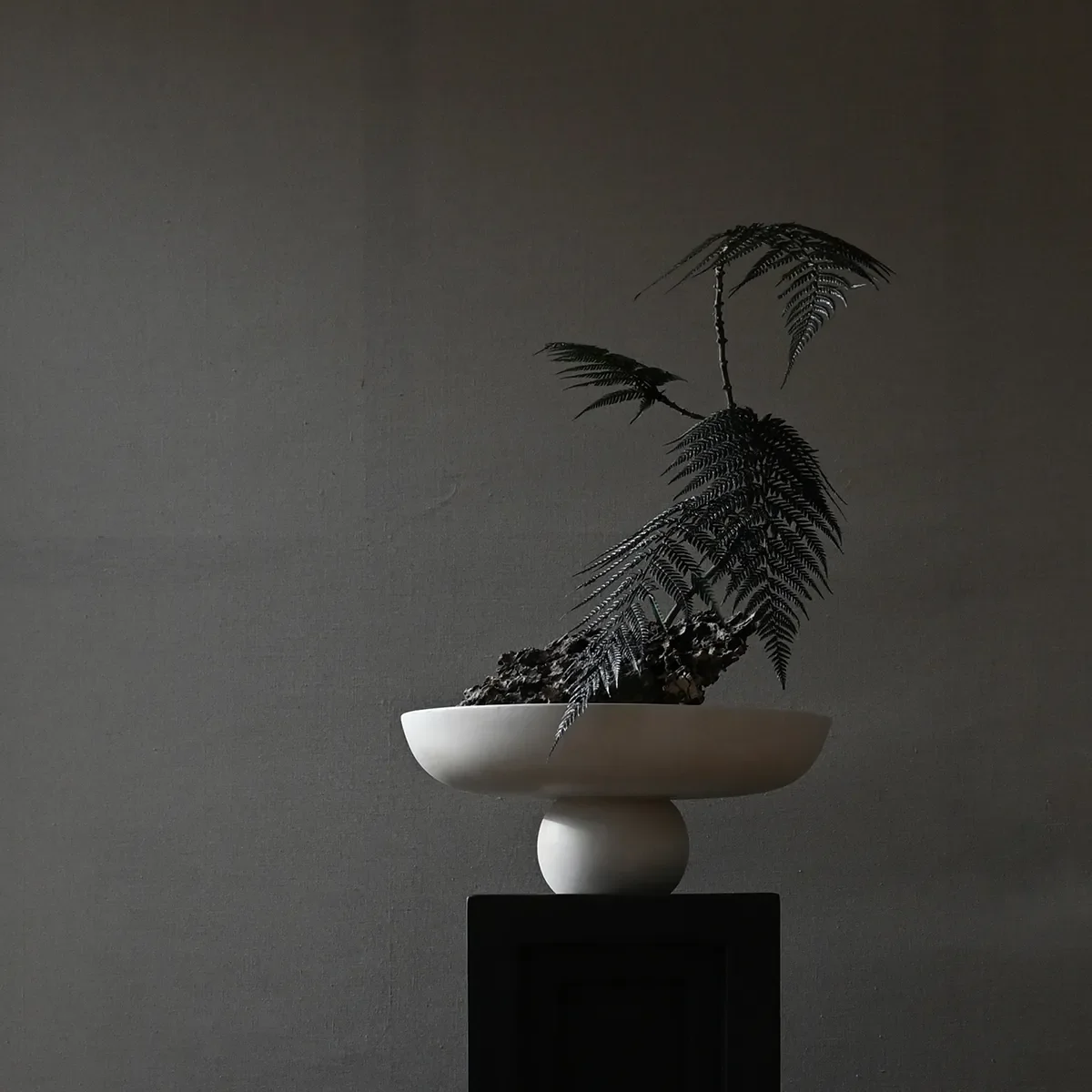 Hand-painted Decorative Bowl Baburu Big Birch Ø 43 cm