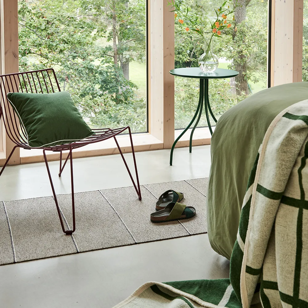 Lea rug Potato/Dark Brown/Vanilla 70 x 225 cm