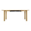 Comfort Circle Dining table with extension 132-202x132 Oak