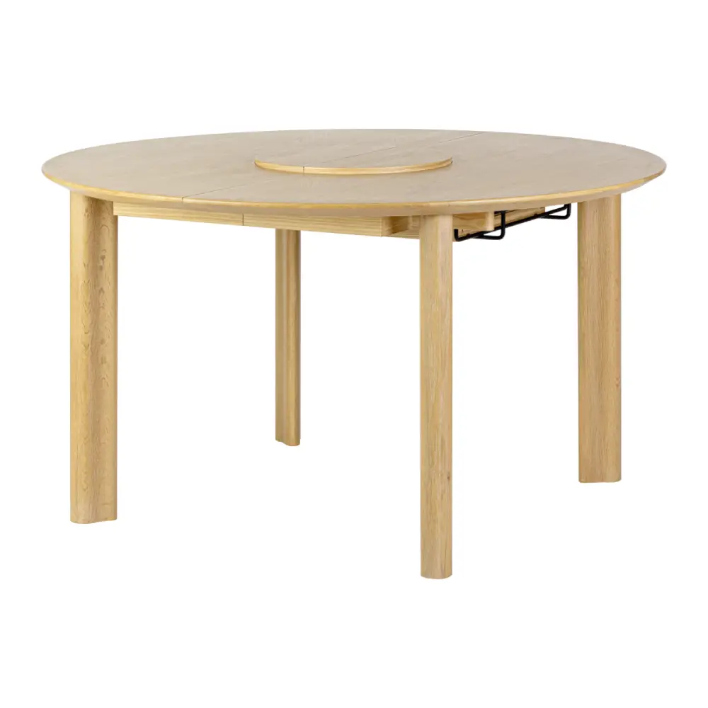 Comfort Circle Dining table with extension Oak