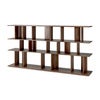 Irregular Shelf Lacquered teak 224 x 37 x 115 cm