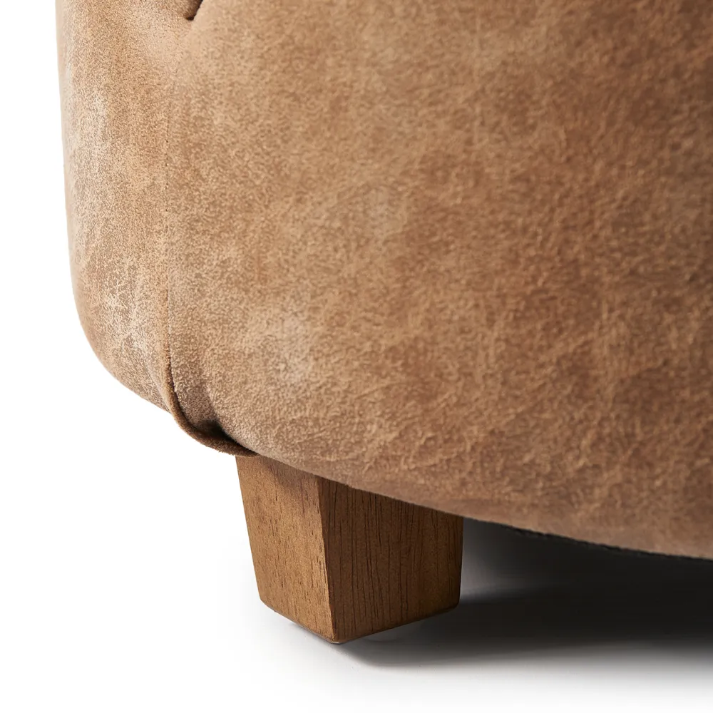 Footstool Bowery Camel