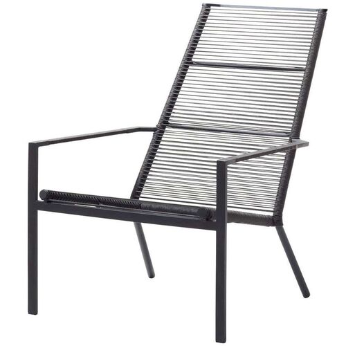Edge Armchair Anthracite Rope
