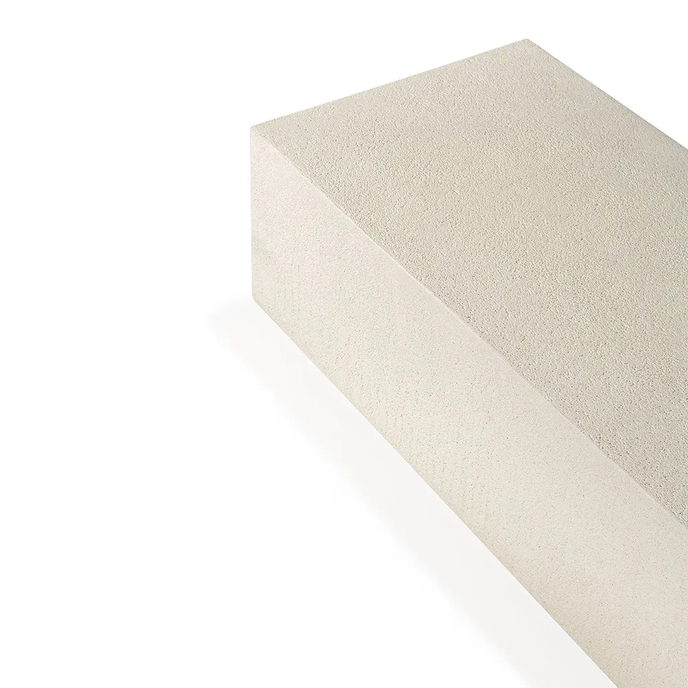 Elements Floor Shelf/Bench - Off White 220x45x30 cm
