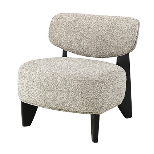 Cadiz fabric armchair-Vega Taupe